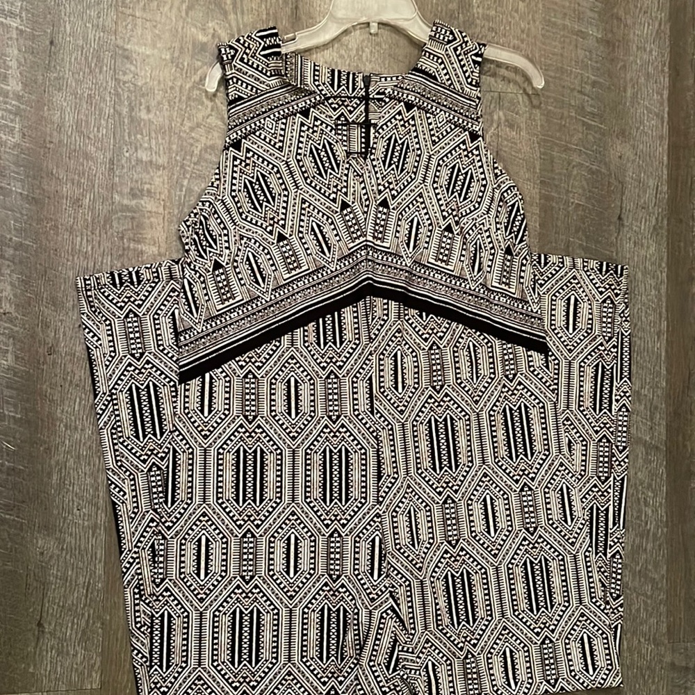 14-16 pattern pants jumpsuit